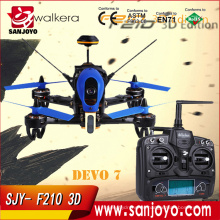Original Walkera F210 3D RC Drone con cámara 700TVL RTF BNF Helicóptero DEVO7 Transmisor OSD para Walkera F210 Envío rápido